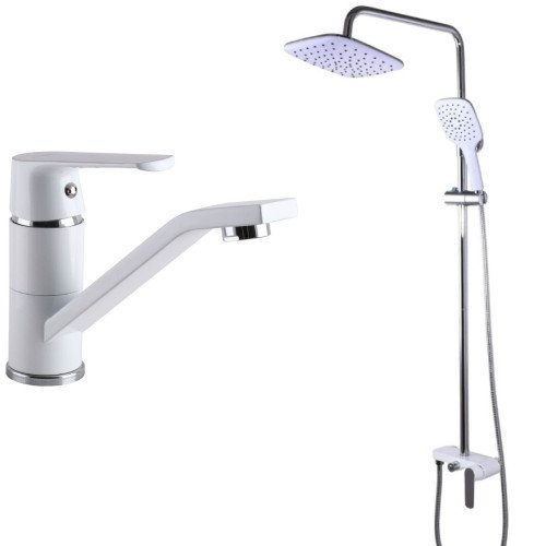Набор 2в1 Globus Lux LAGUNA GLA-0005N-7-WHITE + Globus Lux Laguna GLA-0203MQ-7-WHITE