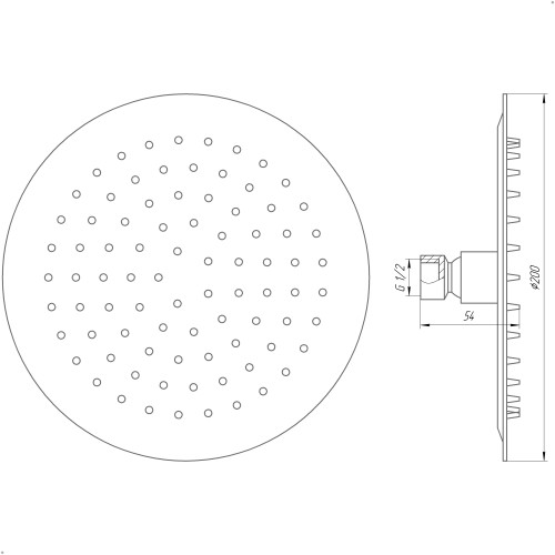 Душова лійка Globus Lux STS-0200
