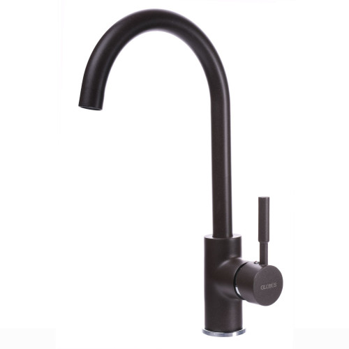 Смеситель для кухни Globus Lux LAZER GLLR-0203S-6-MARONE (Коричневый)