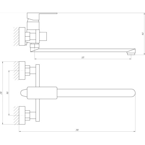 Набір 2в1 Globus Lux Milano GLM-0208N + Globus Lux Milano GLM-0-106MIX-CR