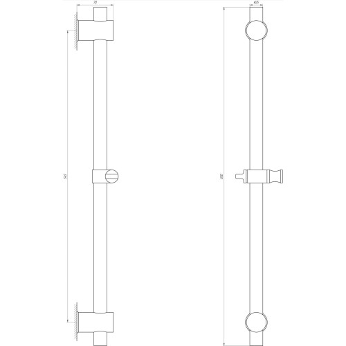 Душова стійка Globus Lux SUS-1107