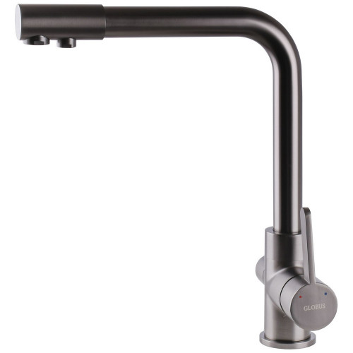 Змішувач для кухні під осмос Globus Lux LAZER GLLR-0444-11-GRAPHITE