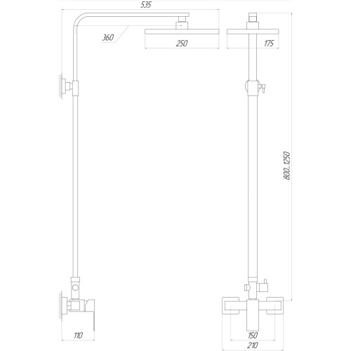 Набір 2в1 Globus Lux SICILIA SBQ-SH-125-BB + Globus Lux GLN-5-106MIX-BB