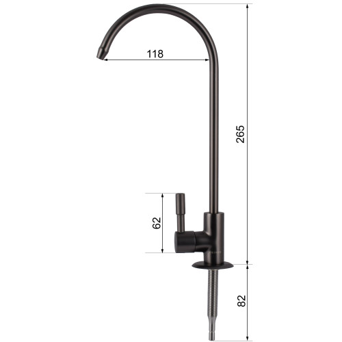 Кран для зворотного осмосу Globus Lux Lazer GLLR-55M-00