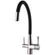 Смеситель для кухни под осмос Globus Lux LAZER GLLR-0903-8-STSTEEL