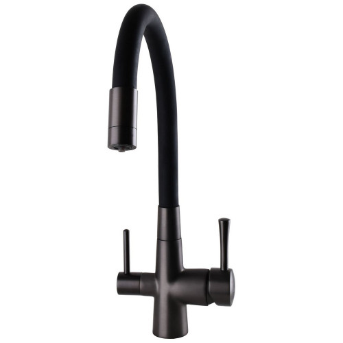 Змішувач для кухні під осмос Globus Lux LAZER GLLR-0903-11-GRAPHITE