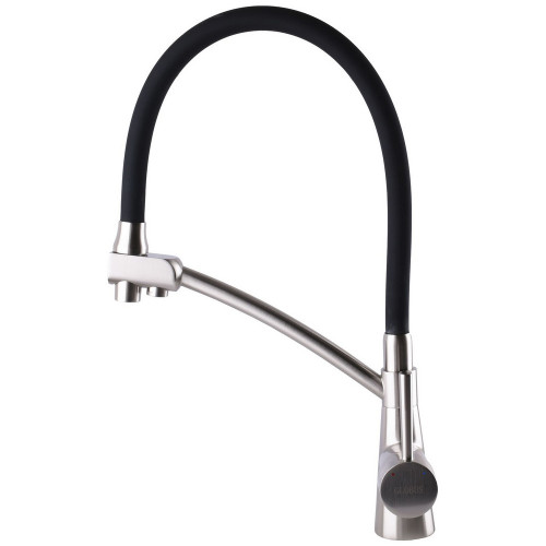 Змішувач для кухні під осмос Globus Lux LAZER GLLR-0700-8-STSTEEL