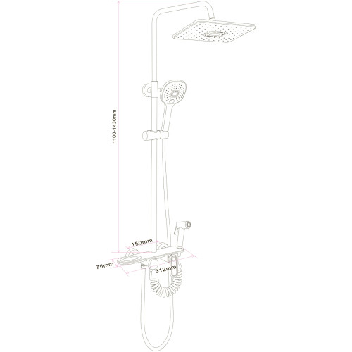 Душова система Globus Lux BETTA GLBE-2002