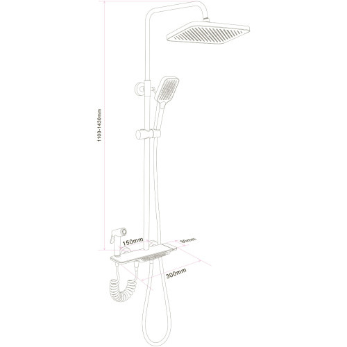 Душова система Globus Lux GAMMA GLGM-3002