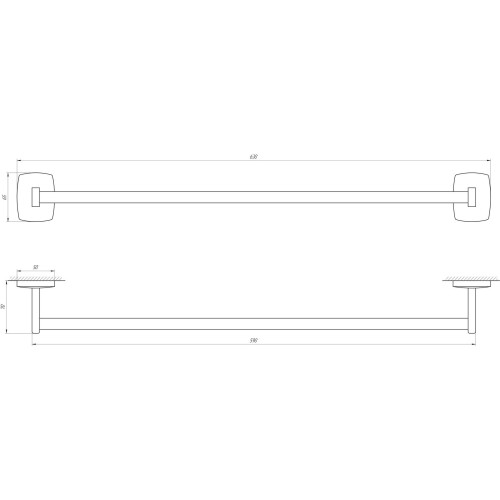 Тримач рушників Globus Lux RM 1002-60