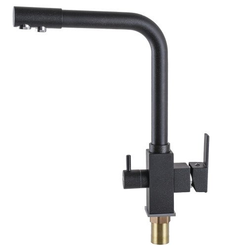 Смеситель для кухни под осмос Globus Lux LAZER GLLR-0100-1-ONIX