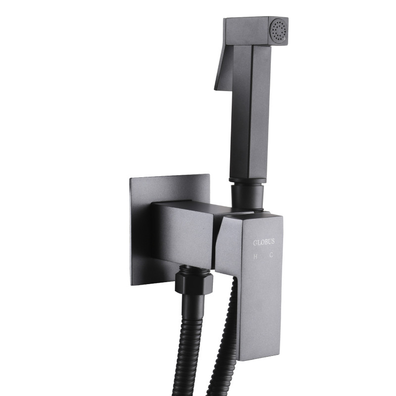 Змішувач гігієнічний Globus Lux  GLM-0-106MIX-Graphite