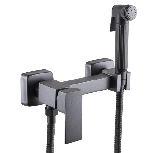 Змішувач гігієнічний Globus Lux  GLN-5-106MIX-Graphite