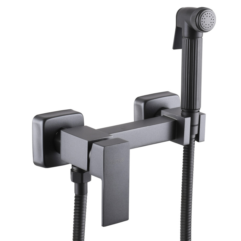 Смеситель гигиенический Globus Lux  GLN-5-106MIX-Graphite