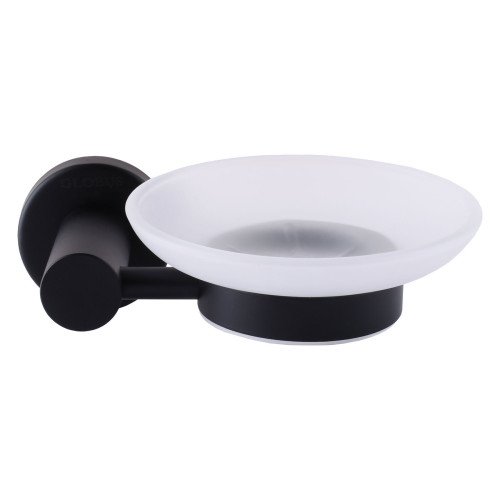 Мыльница Globus Lux BS8408 черная матовая SUS304