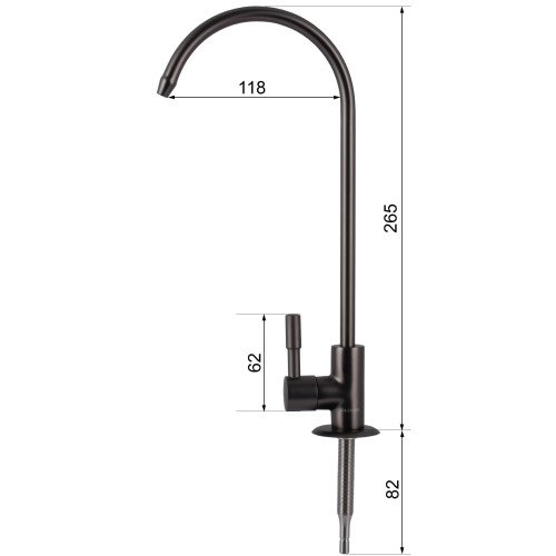 Кран для обратного осмоса Globus Lux Lazer GLLR-55M-GP