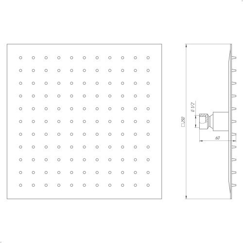 Душевая лейка Globus Lux ST-0250-Q