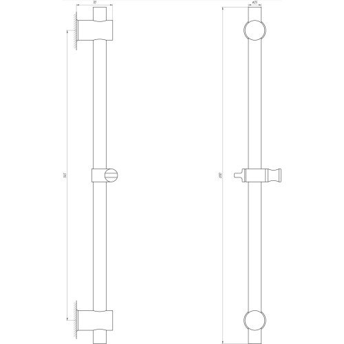 Душевая стойка Globus Lux SUS-1107-BB