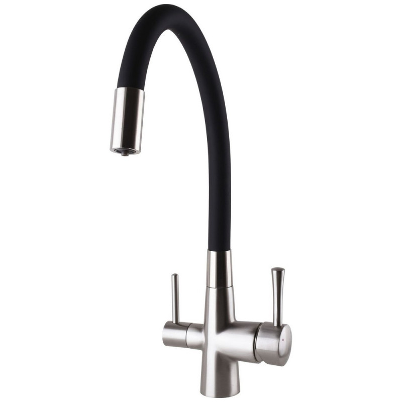Змішувач для кухні під осмос Globus Lux LAZER GLLR-0903-8-STSTEEL
