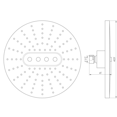 Душевая лейка Globus Lux SD07A