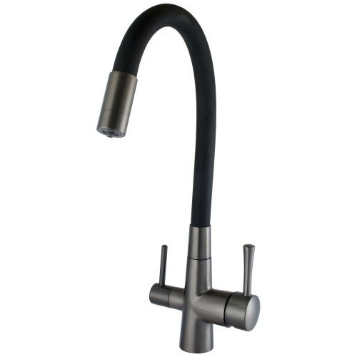 Смеситель для кухни под осмос Globus Lux LAZER GLLR-0903-11-GRAPHITE