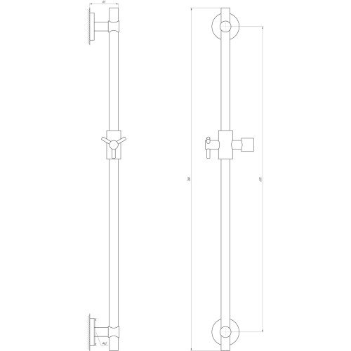 Душова стійка Globus Lux BT-1106C в блістері