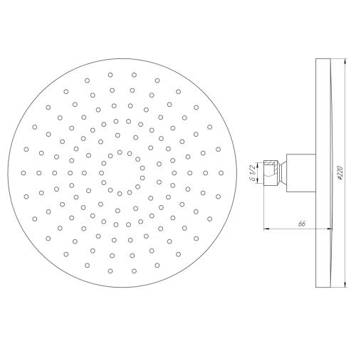 Душова лійка Globus Lux SD09A