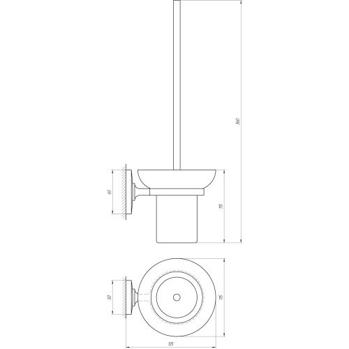 Ерш настенный Globus Lux RM1901